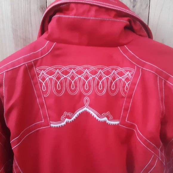 Red SPYDER boulder Colorado coat. Size L